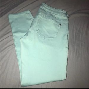 Mint Skinny Jeans